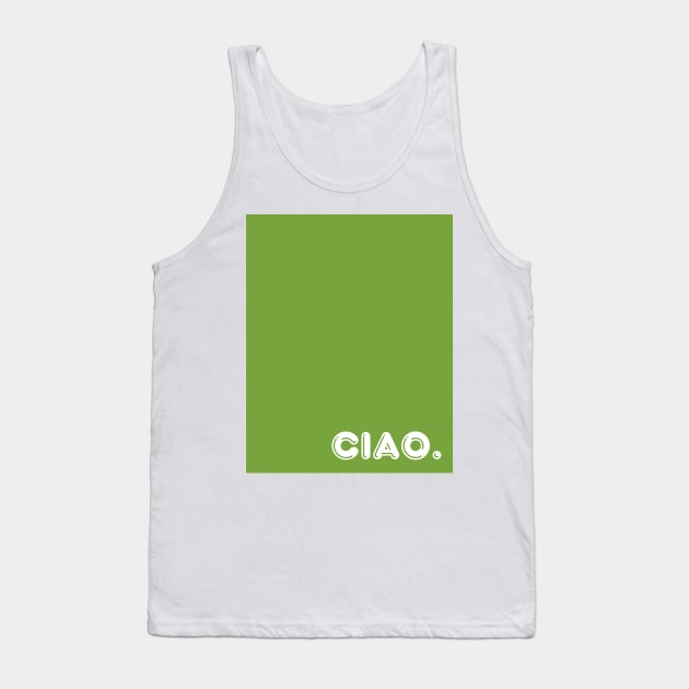 Green Ciao Tank Top by April Twenty Fourth